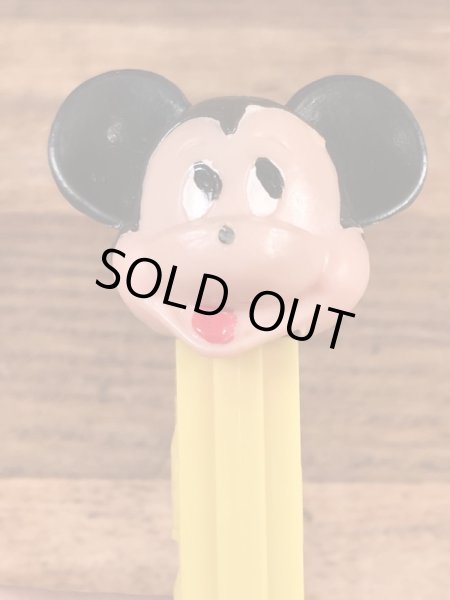 Disneyキャラクターのミッキーマウスの60〜70'sヴィンテージ足無しPezディスペンサー