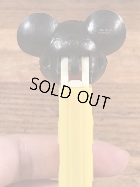 Disneyキャラクターのミッキーマウスの60〜70'sヴィンテージ足無しPezディスペンサー