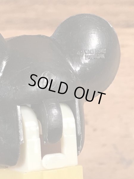 ディズニーキャラクターのミッキーマウスの60〜70年代ビンテージ足無しペッツ