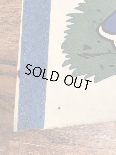 ワーナーブラザーズのルーニーテューンズの70年代ビンテージペナント