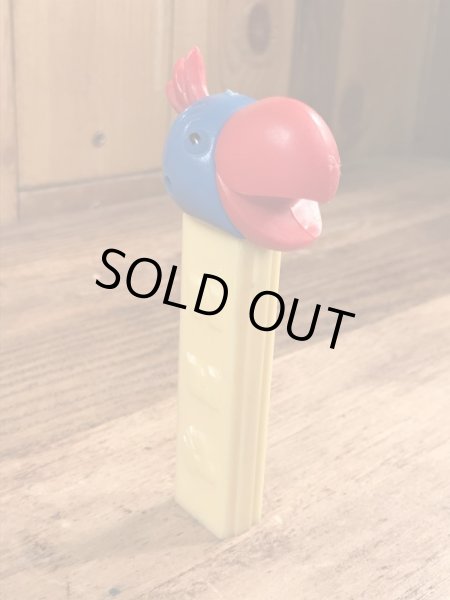 動物シリーズのオウムの70年代ビンテージ足無しペッツ