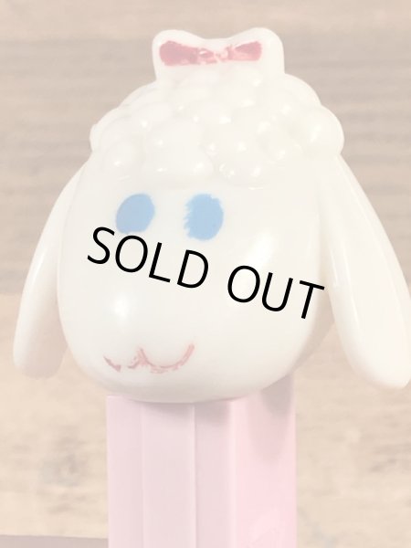 アニマルシリーズの羊の70〜80’sヴィンテージ足なしPezディスペンサー