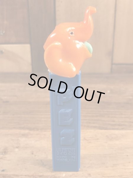 動物シリーズの象の60〜70年代ビンテージ足無しペッツ