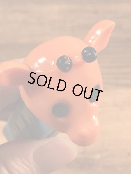 動物シリーズのキリンの60〜70年代ビンテージ足無しペッツ