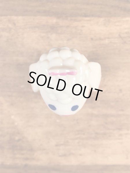 アニマルシリーズのヒツジの50~60年代ビンテージ足無しペッツ