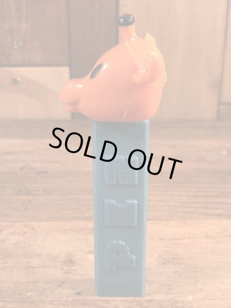 アニマルシリーズのGiraffeの60〜70’sヴィンテージ足無しPezディスペンサー