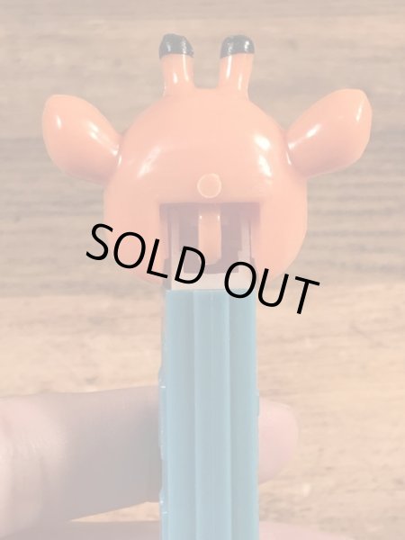 動物シリーズのキリンの60〜70年代ビンテージ足無しペッツ