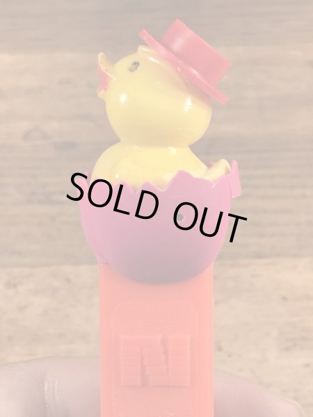 イースターのチックインエッグの60〜70年代ビンテージ足無しペッツ