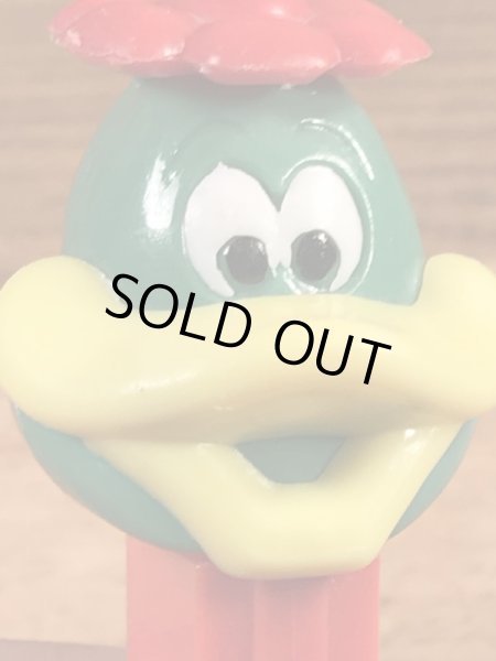 アニマルシリーズのDuck with Flowerの50~60’sヴィンテージ足無しPezディスペンサー