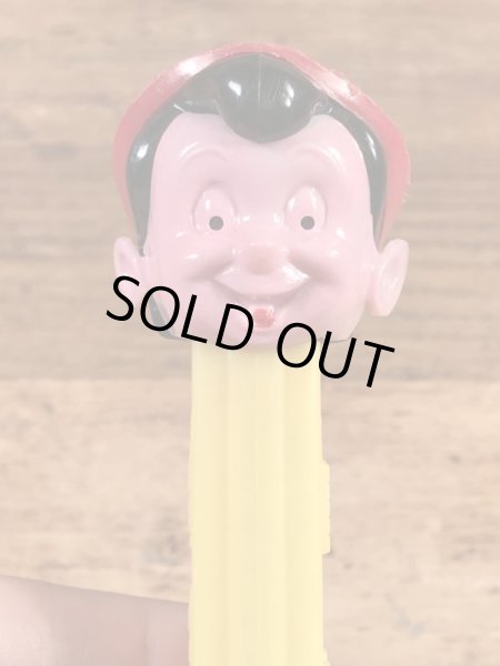 ディズニーキャラクターのピノキオの60〜70年代ビンテージ足無しペッツ