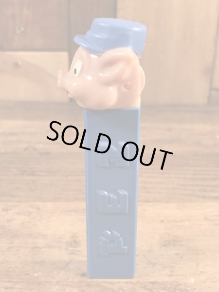 Disneyキャラクターの3匹のこぶたの60〜70'sヴィンテージ足無しPezディスペンサー