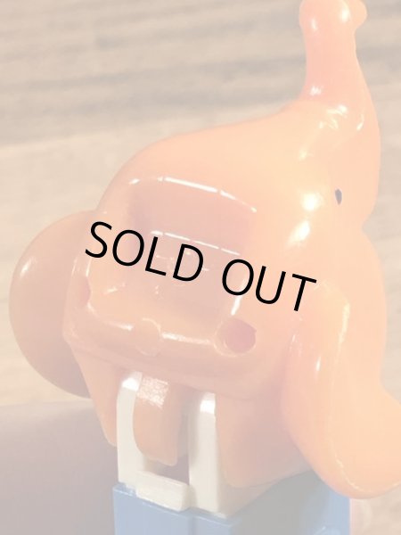 アニマルシリーズのエレファントの60〜70’sヴィンテージ足無しPezディスペンサー