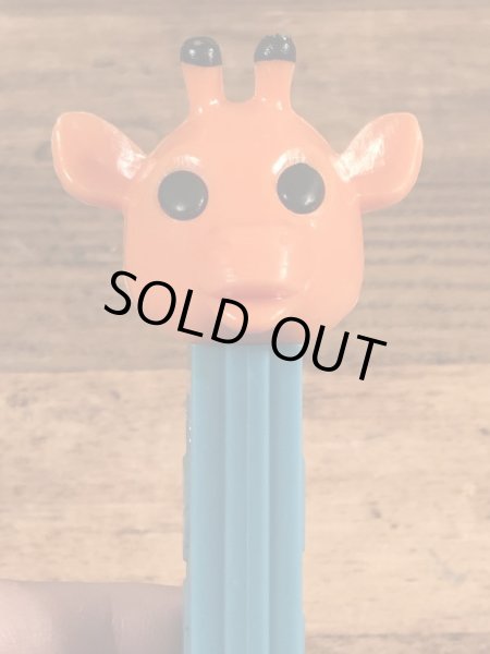 動物シリーズのキリンの60〜70年代ビンテージ足無しペッツ