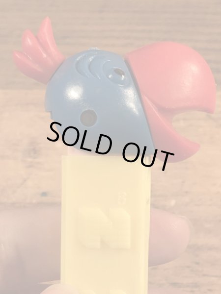 動物シリーズのオウムの70年代ビンテージ足無しペッツ