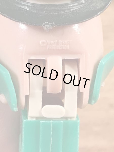 Disneyキャラクターのジミニークリケットの60〜70'sヴィンテージ足無しPezディスペンサー