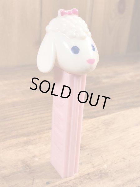 アニマルシリーズのヒツジの50~60年代ビンテージ足無しペッツ