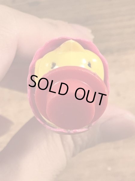 イースターのチックインエッグの60〜70年代ビンテージ足無しペッツ