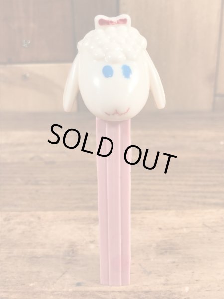 アニマルシリーズのヒツジの70〜80年代ビンテージ足無しペッツ