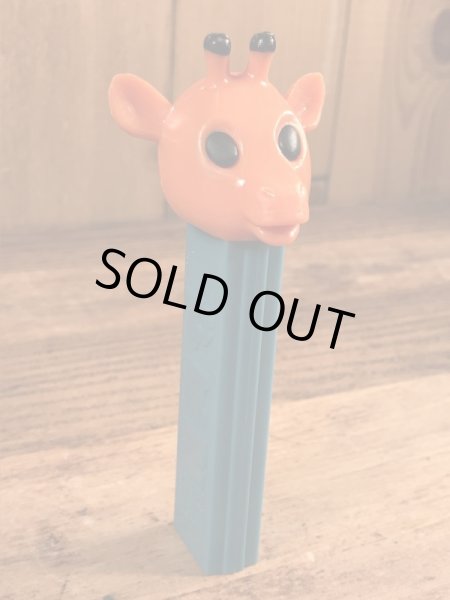 動物シリーズのキリンの60〜70年代ビンテージ足無しペッツ