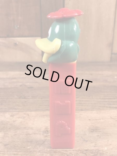 アニマルシリーズのDuck with Flowerの50~60’sヴィンテージ足無しPezディスペンサー