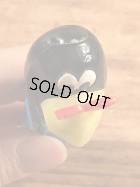 動物シリーズのカラスの60〜70年代ビンテージ足無しペッツ