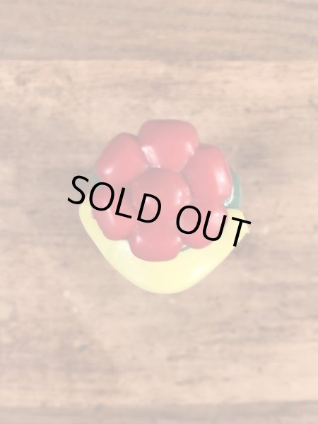 動物シリーズのダックウィズフラワーの50〜60年代ビンテージ足無しペッツ