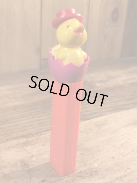 イースターのチックインエッグの60〜70年代ビンテージ足無しペッツ