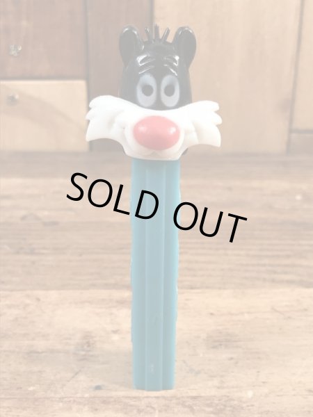 Looney Tunesのシルベスターキャットの70’sヴィンテージ足無しPezディスペンサー