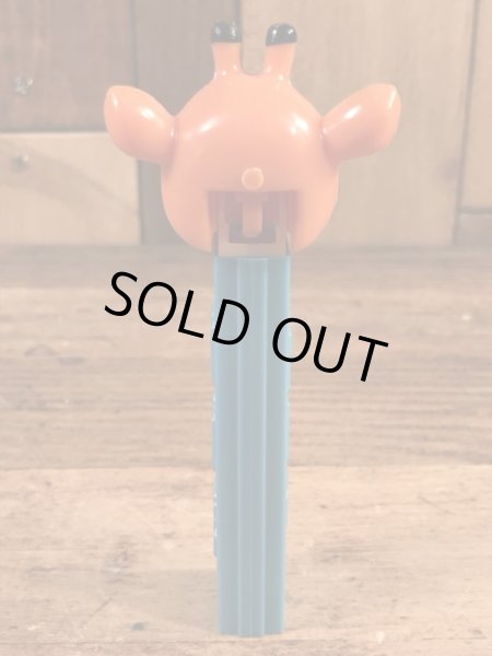 アニマルシリーズのGiraffeの60〜70’sヴィンテージ足無しPezディスペンサー