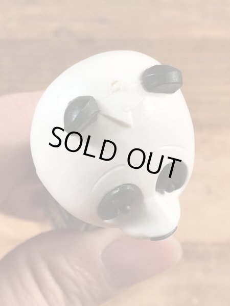 アニマルシリーズのパンダの70年代ビンテージ足無しペッツ