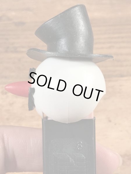 雪だるまのスノーマンの70年代ビンテージ足無しペッツ