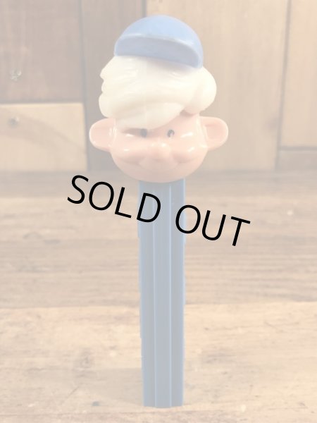 ヒューマンシリーズのBoy with Capの60〜70’sヴィンテージ足無しPezディスペンサー