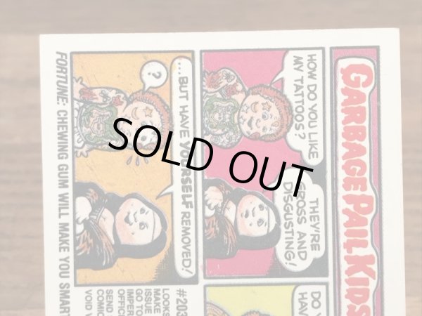 Topps社製のガーベッジペイルキッズの80’sヴィンテージカードシール