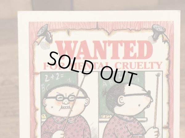 トップス社製のガーベッジペイルキッズの80年代ビンテージステッカーカード