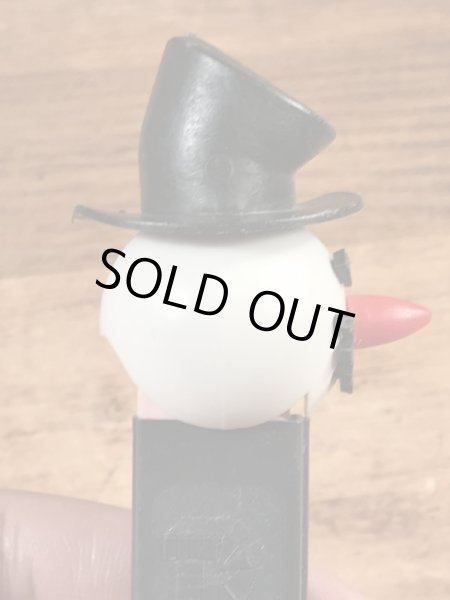 雪だるまのスノーマンの70年代ビンテージ足無しペッツ