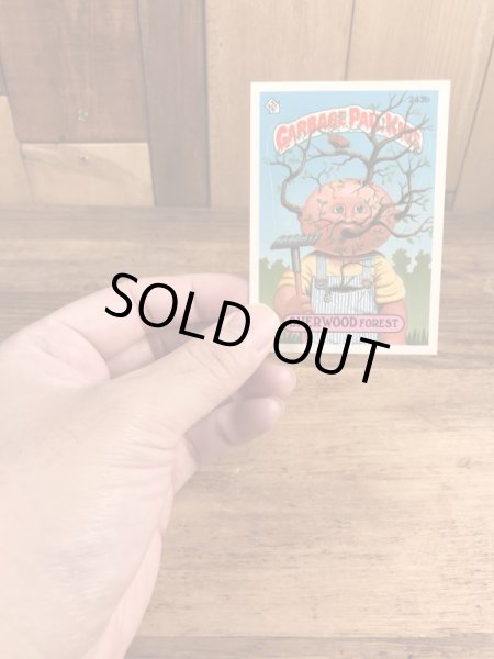 Topps社製のガーベッジペイルキッズの80’sヴィンテージカードシール