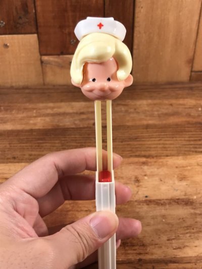 画像2: Human “Nurse” No Feet Pez Dispenser　ナース　ビンテージ　ペッツ　足無し　人間　70年代