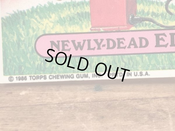 Topps社製のガーベッジペイルキッズの80’sヴィンテージカードシール