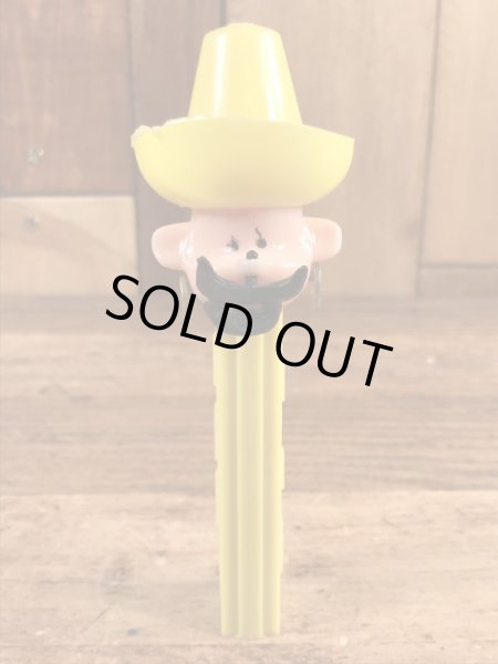 ヒューマンシリーズのMexicanの60〜70’sヴィンテージ足無しPezディスペンサー