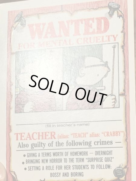 トップス社製のガーベッジペイルキッズの80年代ビンテージステッカーカード