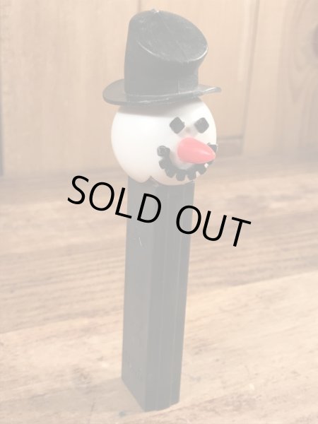 雪だるまのスノーマンの70年代ビンテージ足無しペッツ