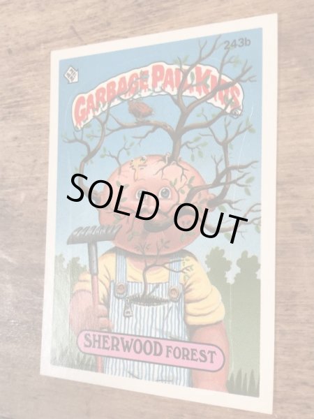 Topps社製のガーベッジペイルキッズの80’sヴィンテージカードシール