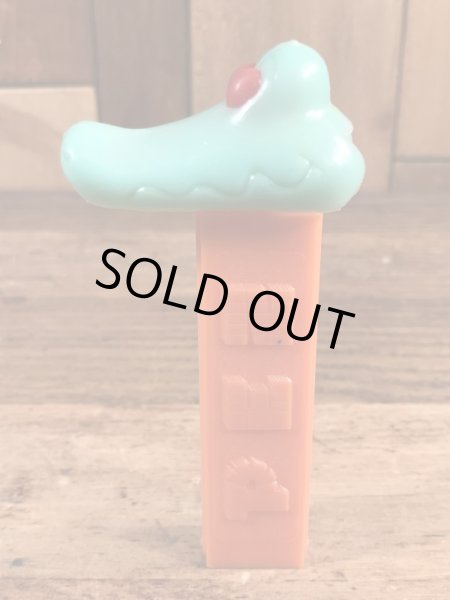 アニマルシリーズのワニの50~60’sヴィンテージ足無しPezディスペンサー