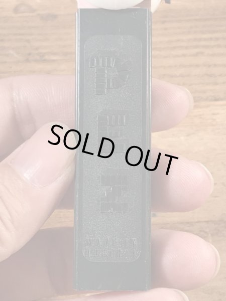 黒色のスノーマンの70’sヴィンテージ足無しPezディスペンサー