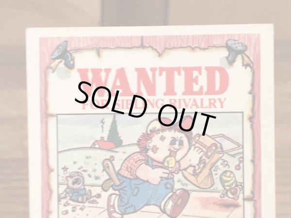 Topps社製のガーベッジペイルキッズの80’sヴィンテージカードシール