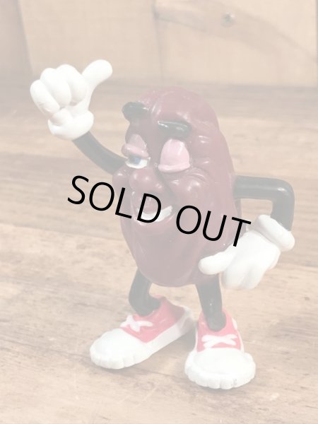 アドバタイジングキャラクターのカリフォルニアレーズンズの80’sヴィンテージPVCフィギュア