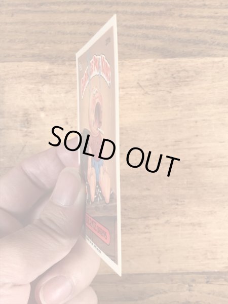 トップス社製のガーベッジペイルキッズの80年代ビンテージステッカーカード