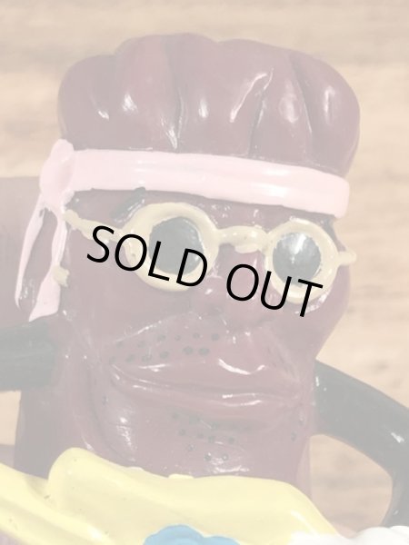 カリフォルニアレーズンのジミヘンドリックスの80年代ビンテージPVCフィギュア