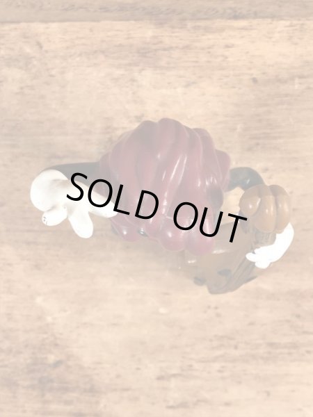 カリフォルニアレーズンのウッドベースの80年代ビンテージPVCフィギュア