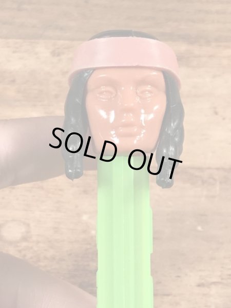 黄緑ステムのインディアンメイデンの50〜60年代ビンテージ足なしペッツ